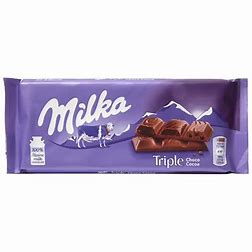 Milka Triple Choco Cocoa Bar